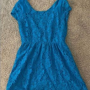 blue summer dress